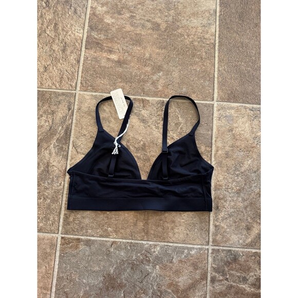 Aerie SMOOTHEZ Mesh Bralette True Black Size Small - Picture 8 of 11